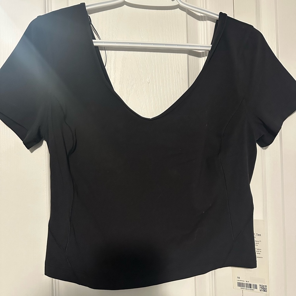 Lululemon Athletica Black Crop Top